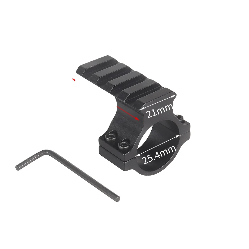 Tactical Flashlight Accessory 25.4mm Quick Detachable Steel Rings Clamp Scope Mount For Hunting