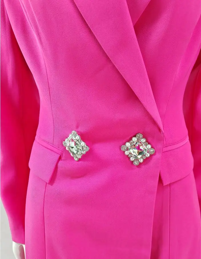 Custom Made To samll order Fashion Women Winter Long Coat Plus Size Pink Ladies Long  Winter Coats