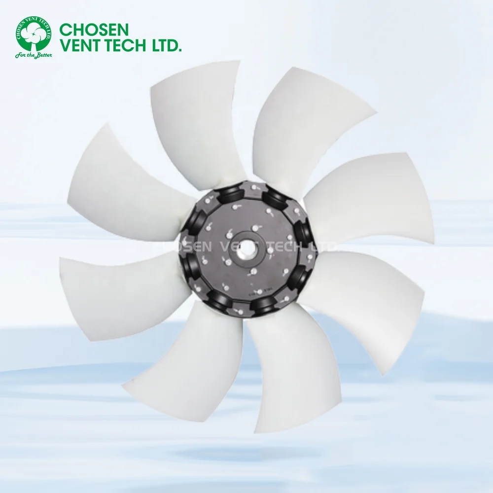 8-Blade Pag Industrial Radiator Ventilation Fan Axial Blades for Ingersoll Rand Air Compressors