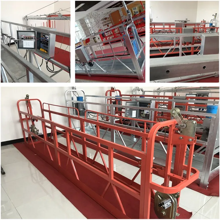 ZLP/630/ZLP 800 Mast climbing work platform hanging platform wire rope suspended platform