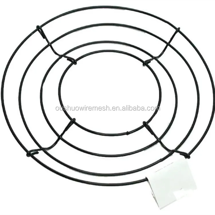 Customize large size artificial flower wreath frames for Christmas door wreath decorations