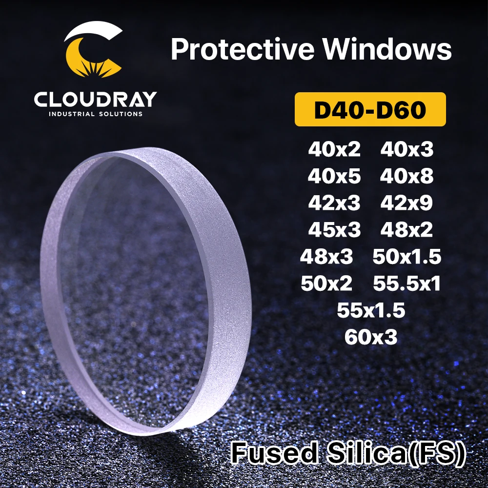 Cloudray Protective Windows волоконная лазерная резка сварочные детали оптическая линза JGS1
