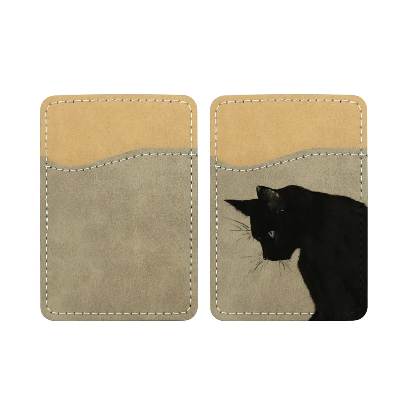 DIY Sublimation Blank Leather Card Holder Wallet for Mobile phone