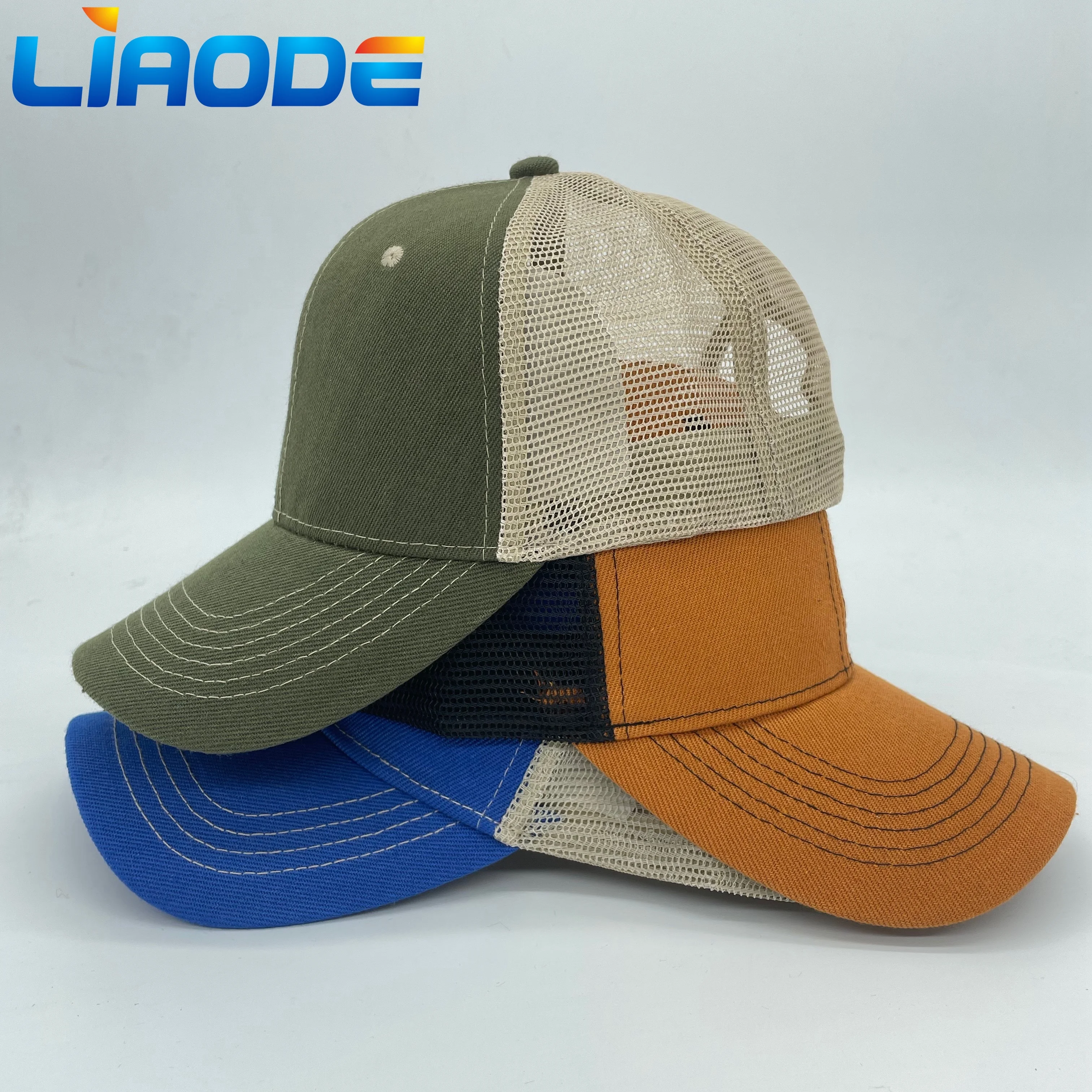 Baseball caps Encrypted Polyester Mesh Fabrics