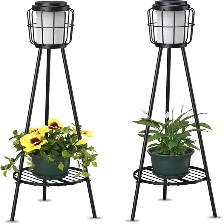 solar floor lamps home decor luxury christmas shusenlin flower pot 17cm card holder wood stand
