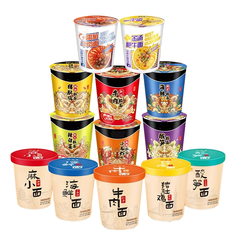 ready to stock quick food cups braised beef flavored instant noodles ramen buldak noodles