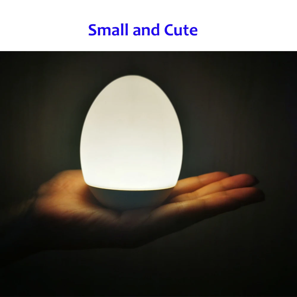 USB Rechargeable Small And Cute Silicone Sway Tumbler Night Light With Touch Control For Kids LED Night Light