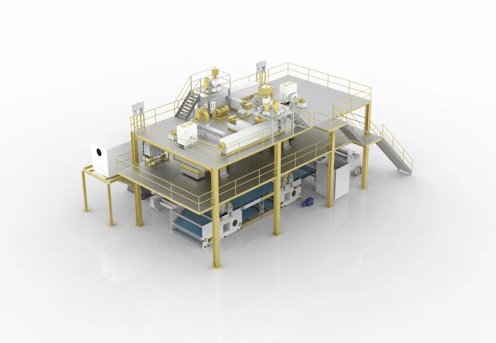 New type PP Spunbond nonwoven fabric making machine for package, medical, hygiene