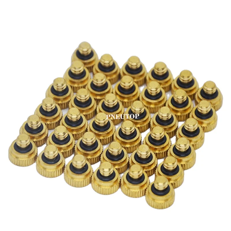 
Button type fogging nozzle Mist Nozzle Cluster Connector Misting Cooling nozzle 