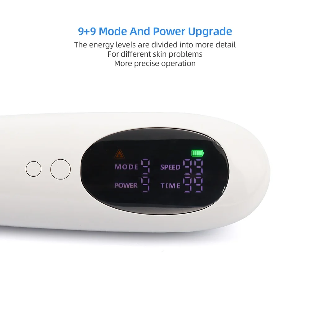 blue & red light laser picosecond pen 9+9 mode power upgrade washing tattoo laser machine wart remover