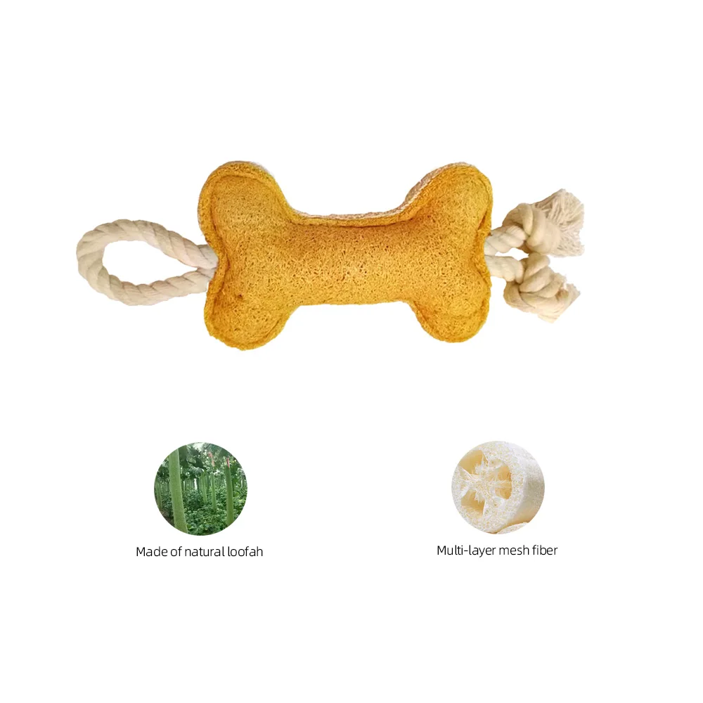 Puppy Small Medium Breed felt Bone Dog Interactive Stuffed Durable Pet Squeaky Chew Toy for Puppy Teething accessories