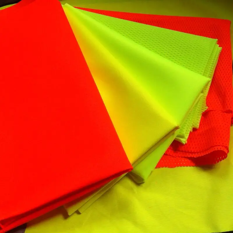 
reflective mesh fabric for safety vest cloth fabric 