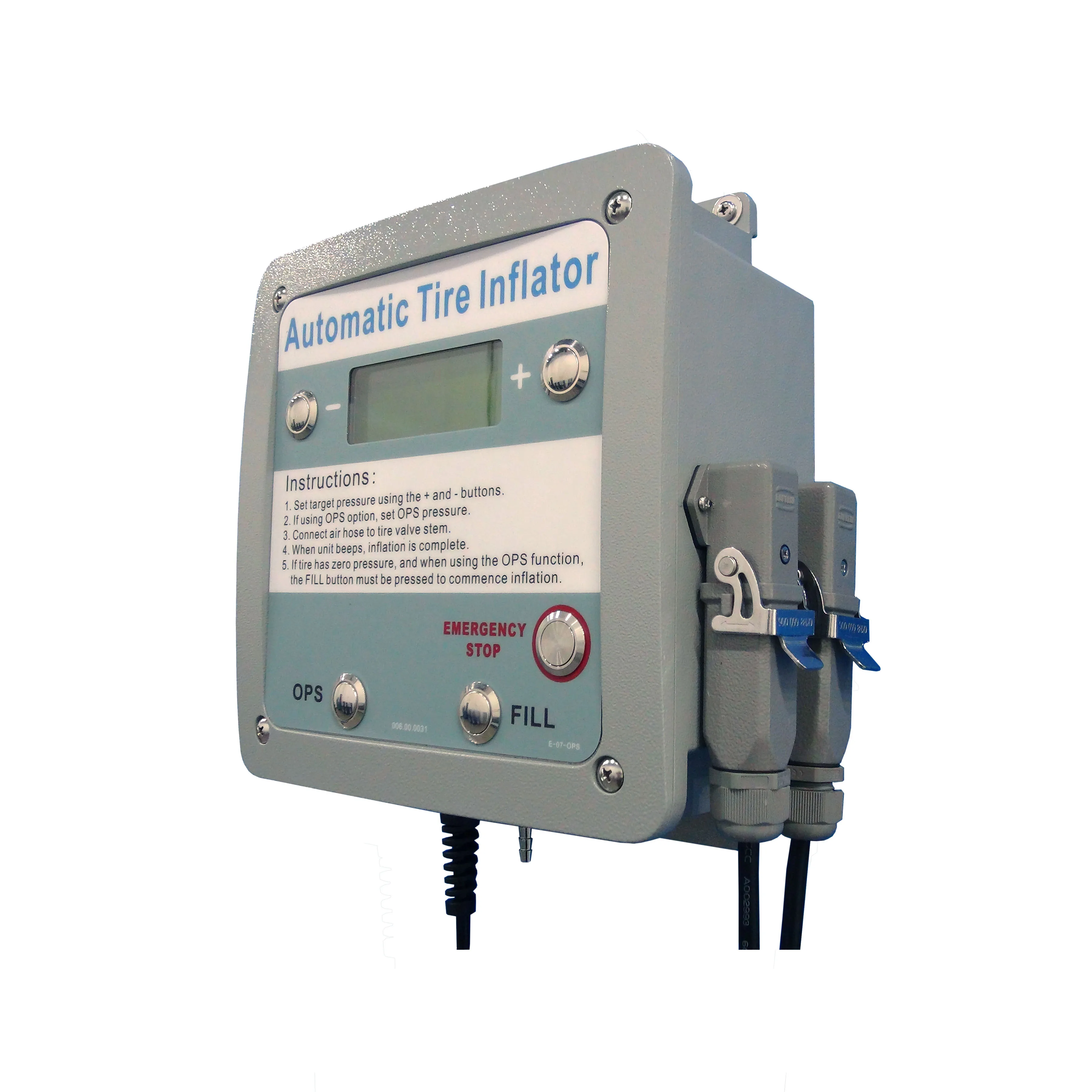 G5 other vehicle equipments wall mounted tyres air pumps Automatic Tyre Inflators With 2 Emergency Stop Switch car Tire Inflator