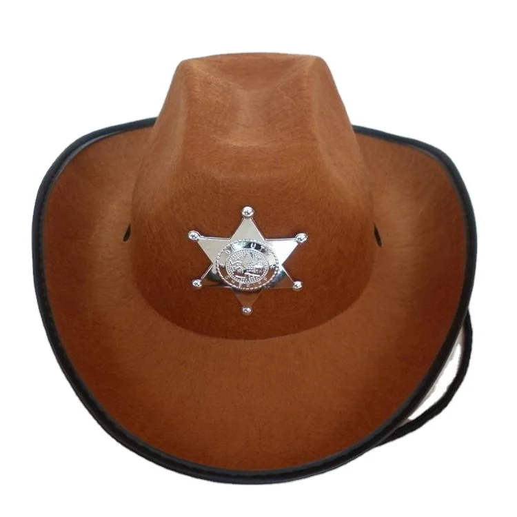 Factory Wholesale Custom Printing Promotional Felt Cap Hat Carnival Hat Cowboy Hat