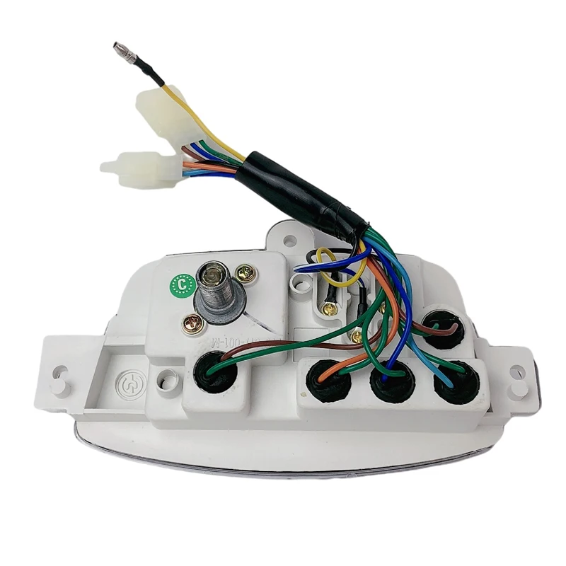 Motorcycle electrical system motorcycle instrument assembly speedometer dual mileage speedometer