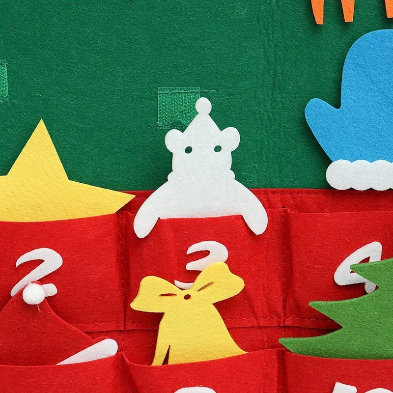 Christmas trees ornaments Felt christmas trees for kids handmade toys diy Felt fabric toys christmas tree