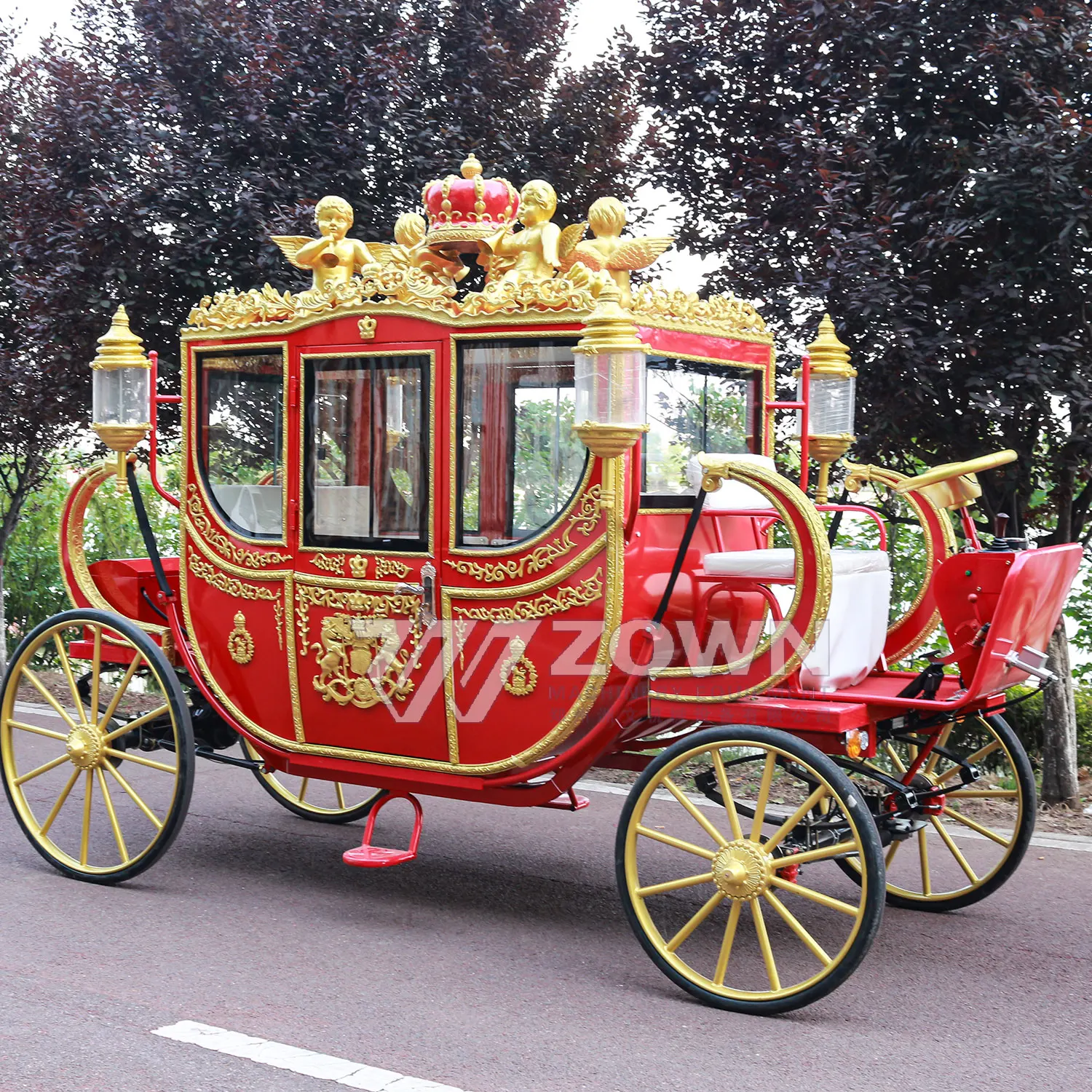 European style tourist attraction royal sightseeing carriage for sale at year end discount price / custom carriage color