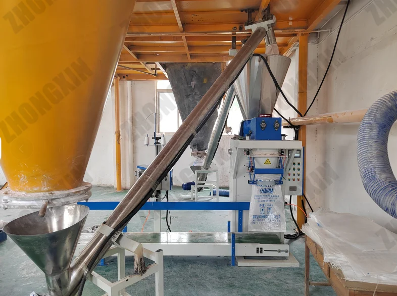 10kg 20kg 25kg 50kg Semi Automatic Chemical Powder Mgo Magnesium Oxide Packing Bagging Machine