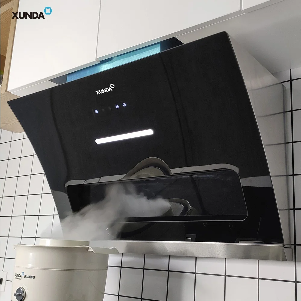 Xunda Chimney Sense Control Gesture Sense Control Hood Fan Wall Mounted Range Hood Kitchen Exhaust