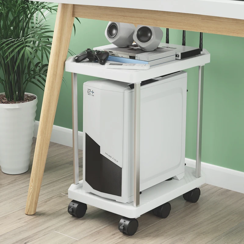 Adjustable Height Universal Laptop Stand Wide Base with Retractable Bracket MDF Material Office & Home Computer Desk School Use