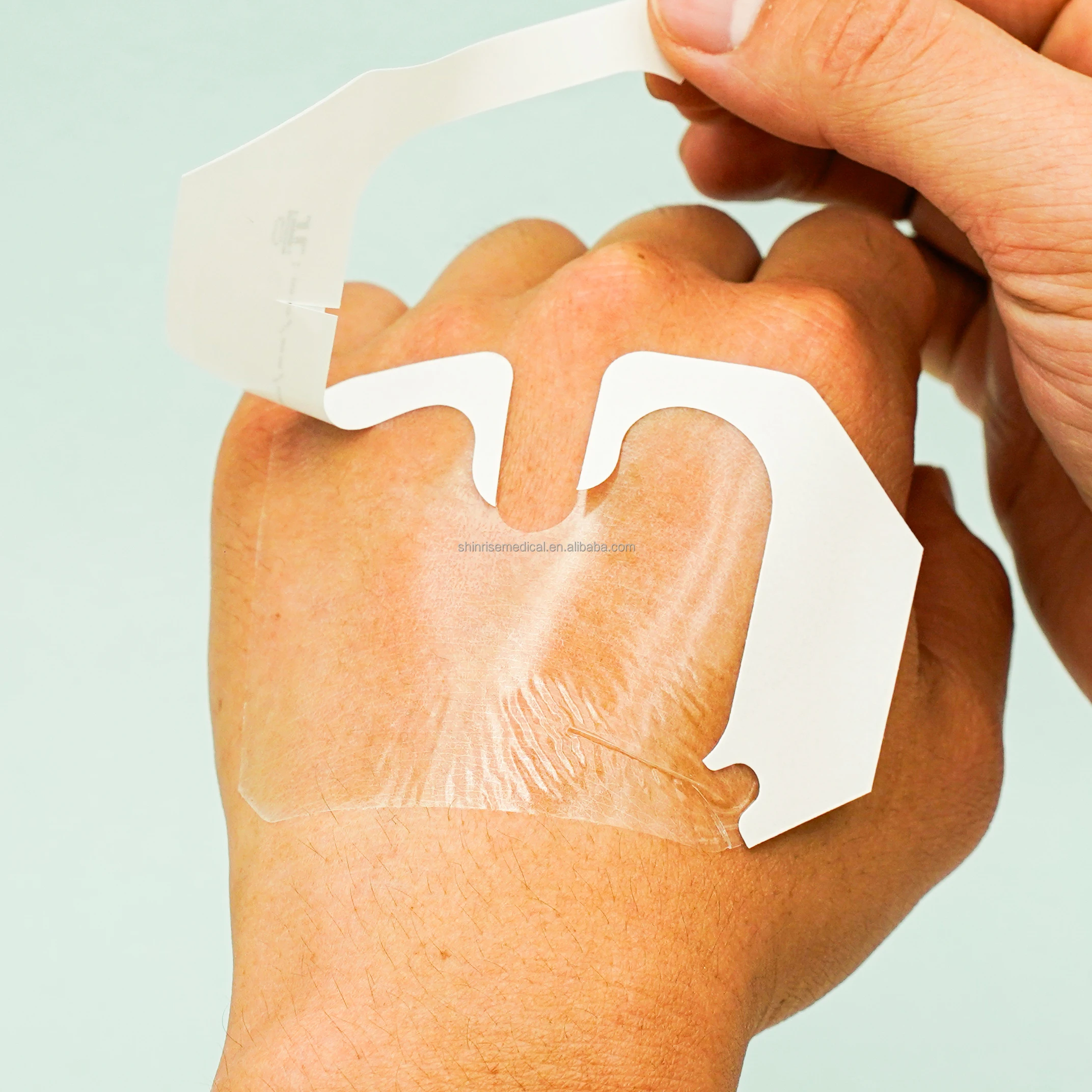 EO Sterile Medical IV Catheter Fixation Transparent Dressing 6cmx7cm for First Aid