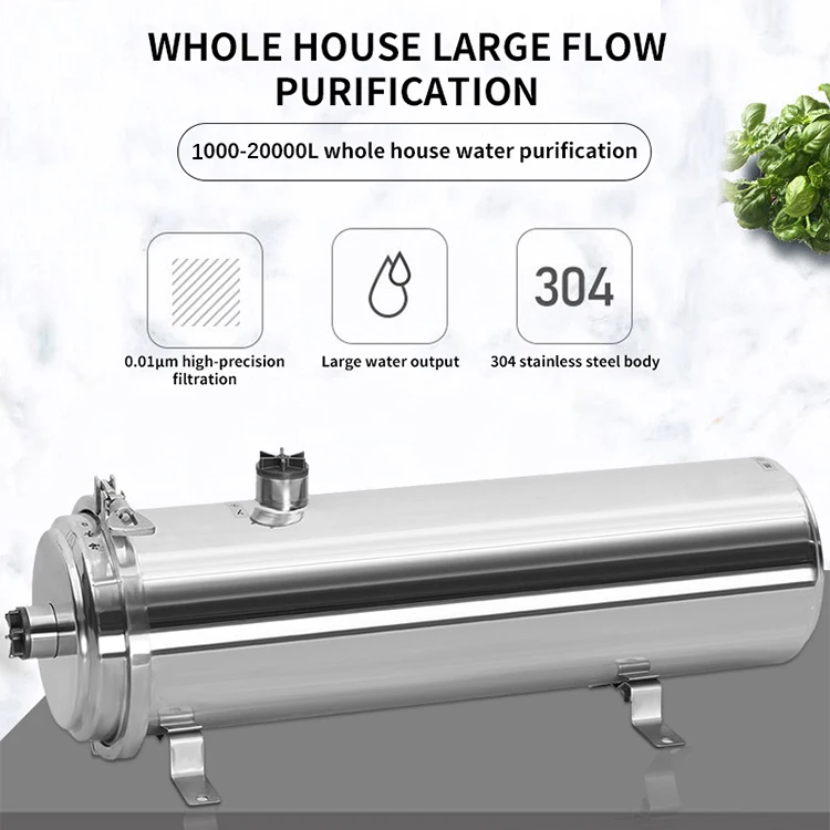 FLN  PVDF pre filter 304 stainless steel filtro uf membrane water filter system supports customized production