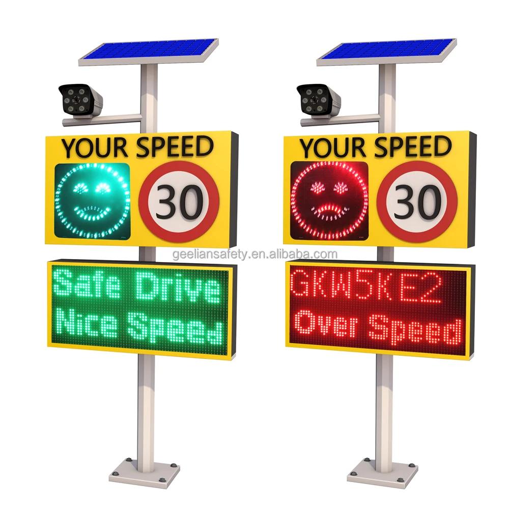 Multifunctional Companies Rental Los Angeles Portable radar Speed Sign Vehicle Loop Detector