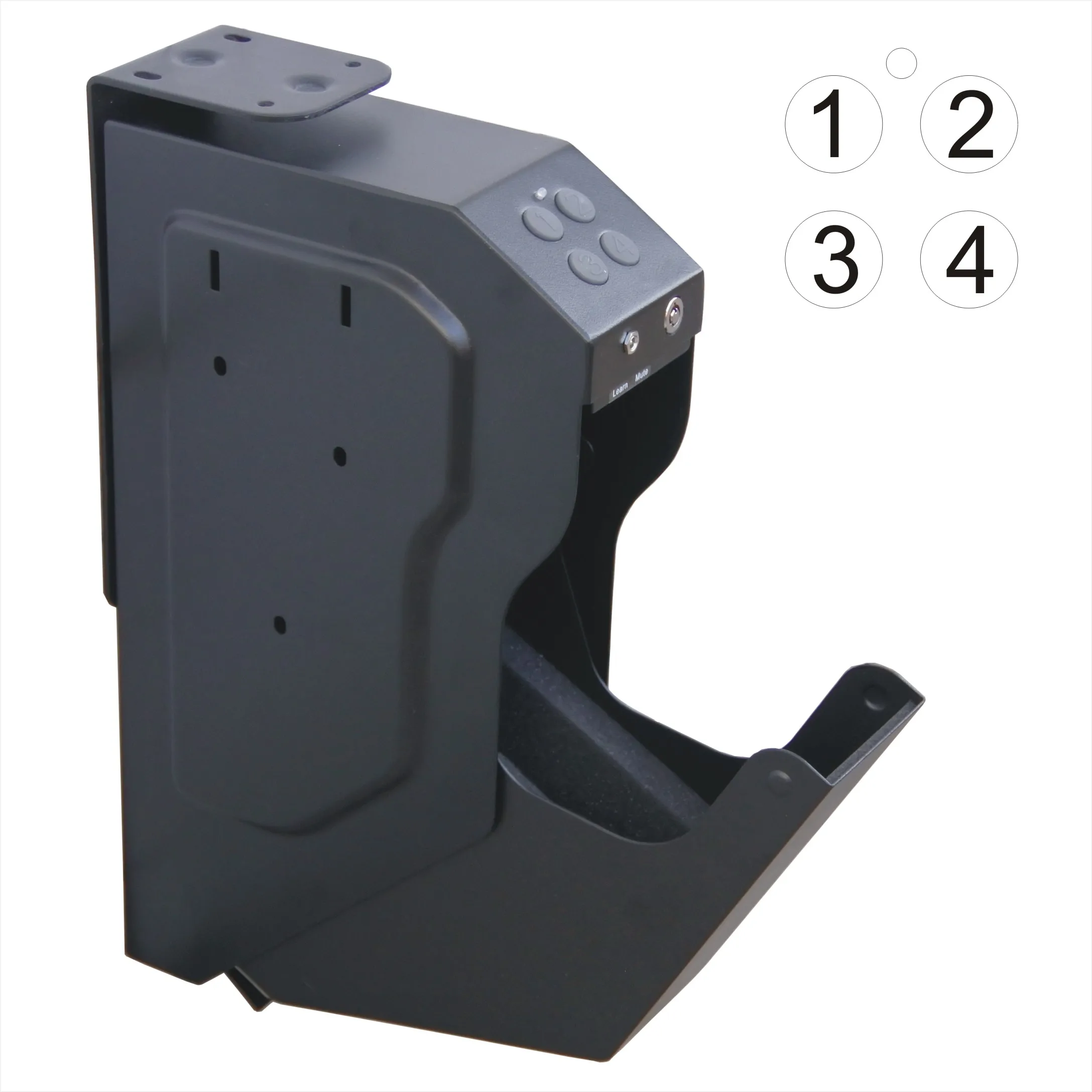 NICRO GARY VAULT MA200 Biometric Fingerprint & MD200 Electronic Code Rapid Gun Safe Box For Pistol and Hand Gun