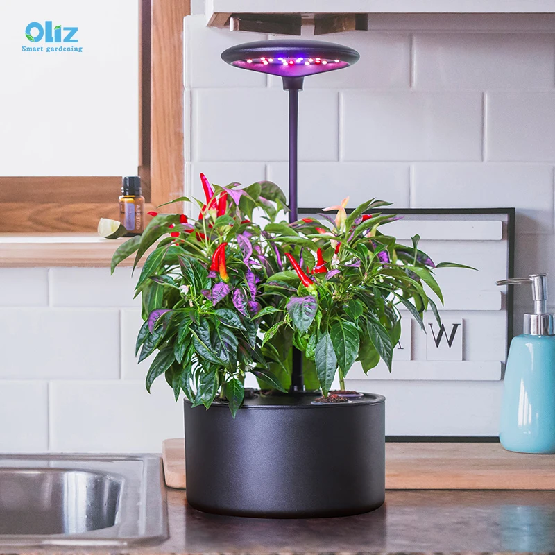 Oliz Z304  6 pods hydroponic plant pot  plastic flower pots home garden vegetable  for indoor plants