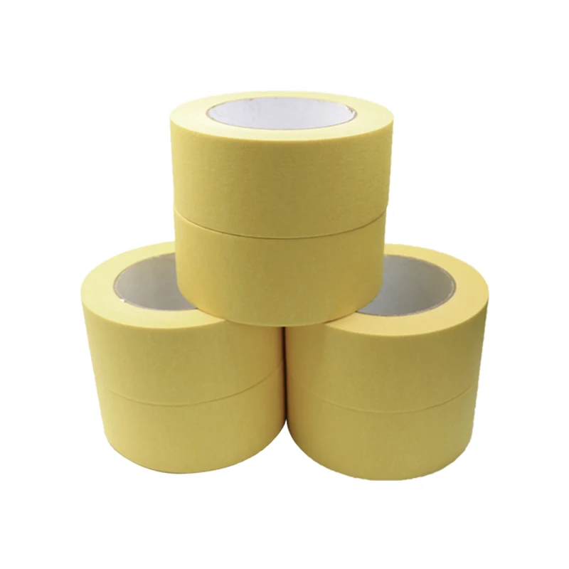 Magnetic Eyelash General Purpose Sharp Edge Wall Art Yellow Crepe Paper Masking Tape