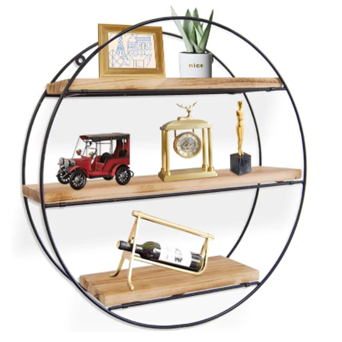 Floating Shelves Wall Mounted Hanging Shelf Rustic Farmhouse Shelves for Wall Decor