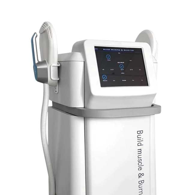 2 Handles Ems Body Sculpting machine High intensity Electromagnetic Training Muscle Machine ems muscle stimulator