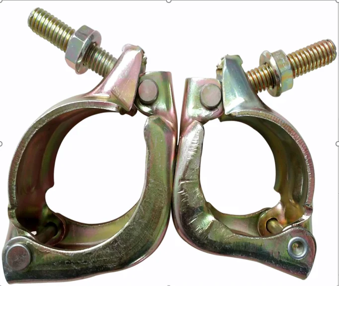 forged scaffold bolt swivel clamp scaffolding pipe clamp 48mm couplers swivel joints connectors