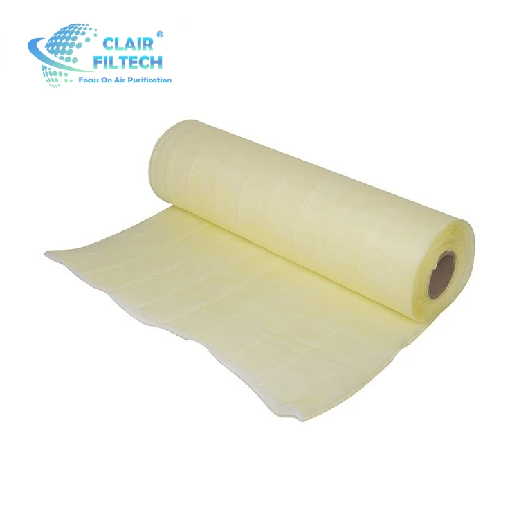 Synthetic Filter Bag Non-woven Paint Or Spray Booths Air Synthetic Pocket Paint Stop Glass Fiber Filter Media