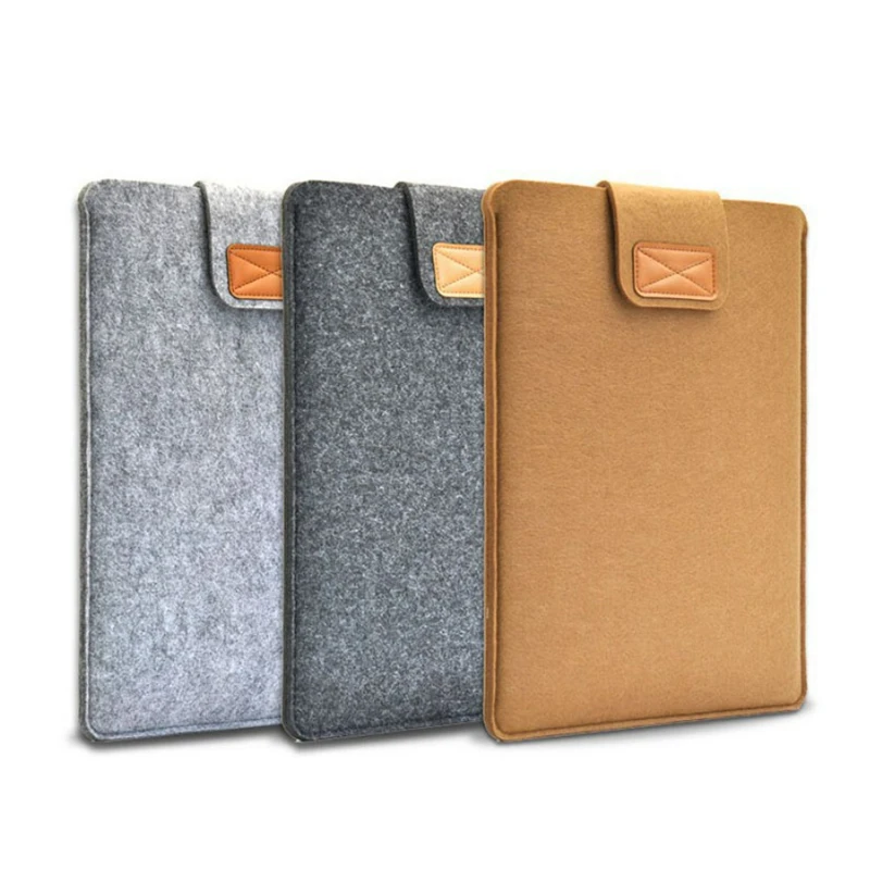 Custom felt laptop case cover 14 inch laptop sleeve promotional laptop bags for men and women