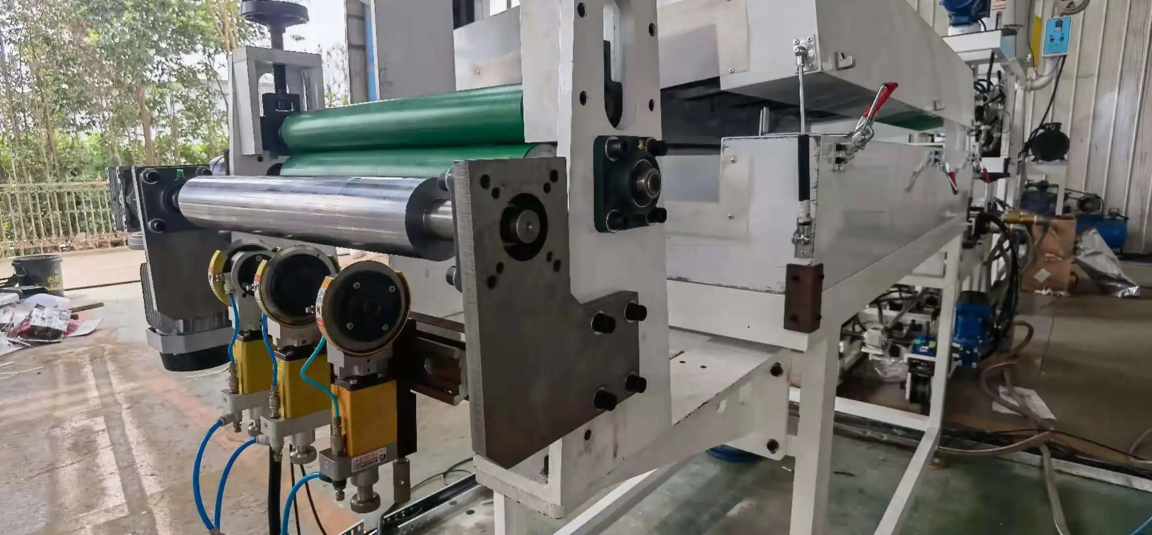 Lab size TPU TPE TPR EVA SHEET MAKING MACHINE SHEET EXTRUDER