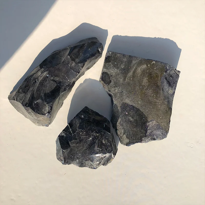 Factory Price Quartz Rawl Blue Gold Sand Rough Tumbled Stones