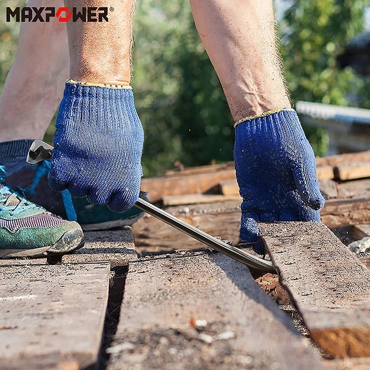 MAXPOWER  High-Carbon Steel Nail Puller Cats Paw Pry Bar Flat Pry Bar