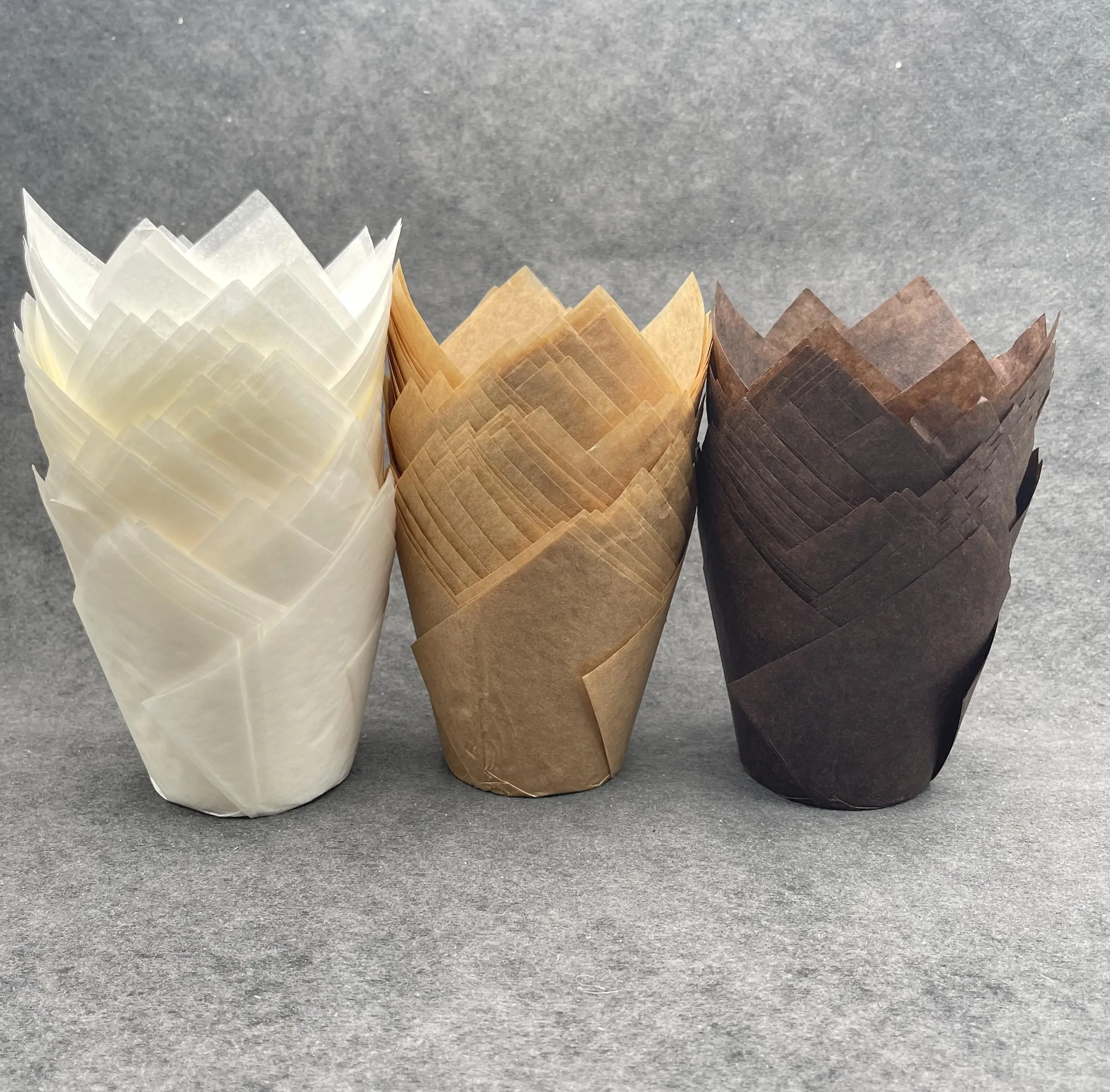 baking cup muffin liners paper cake cups greasegroof white coffee natural