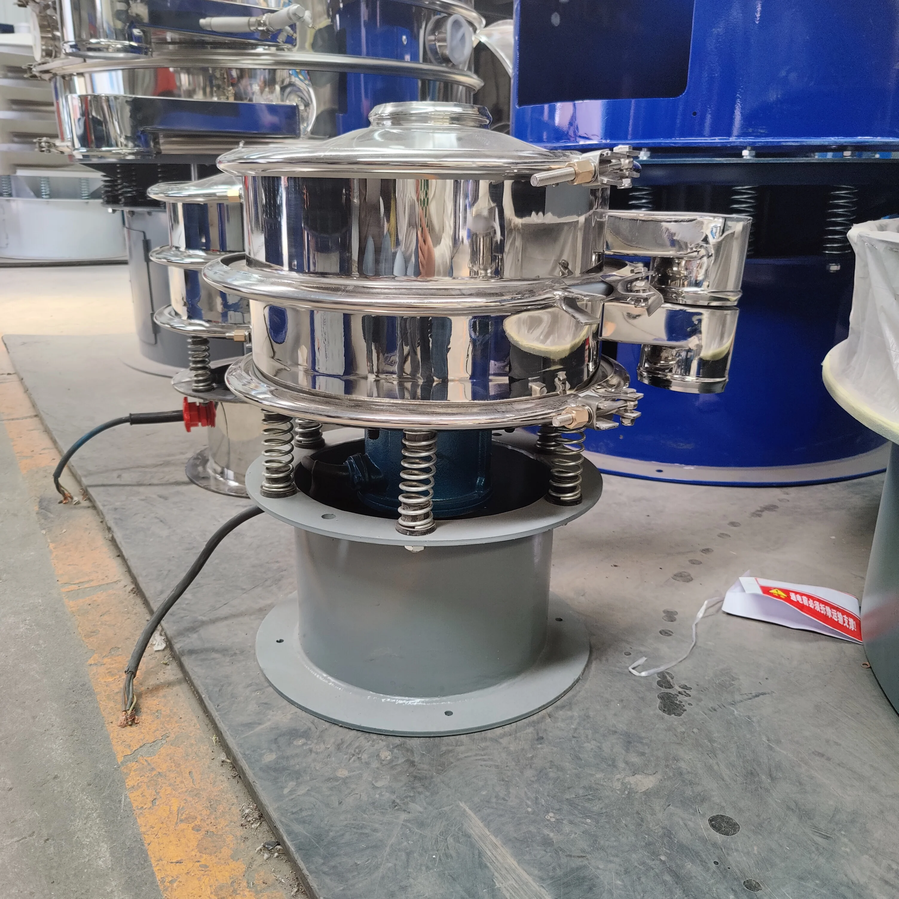 rotary flour sifter cassava starch sieving machine sweco separator