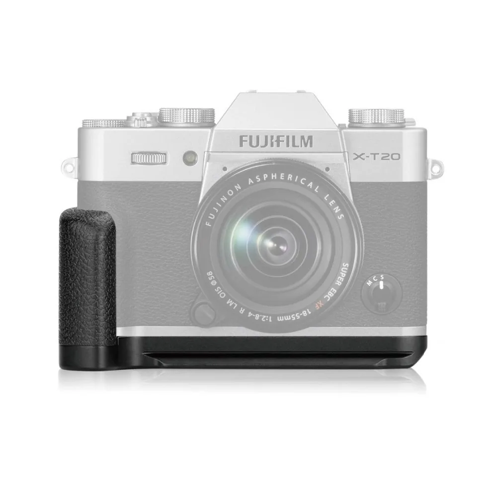 Meike MK-XT20G XT20 Aluminum Quick Release Plate L type metal Bracket Hand Grip Holder for fujifilm XT20 XT10 X-T20 X-T10