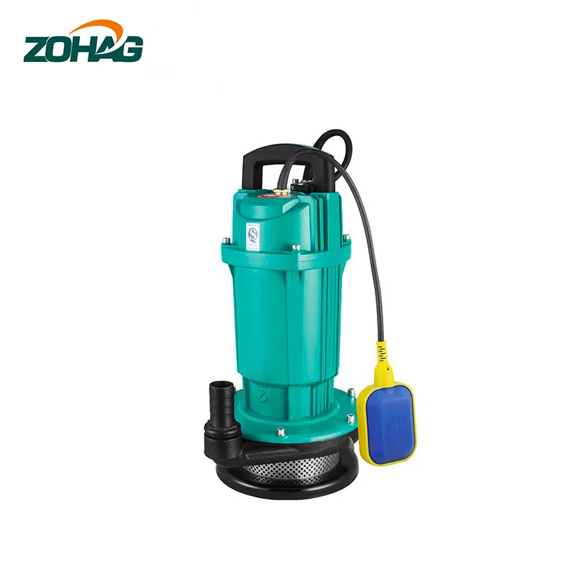 zohag QDX Series 2 inch 370 W submersible pump Aluminum farm irrigation submersible pump with Float Switch