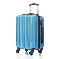 Fashion Wholesale ABS Durable Travel Trolley Suitcase Hardside Scratch-resistant Luggage Case With 4*360 degree wheels