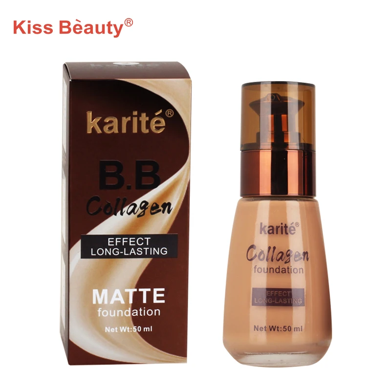 Black Skin Lasting Wearing Collagen Moisture Foundation BB Cream