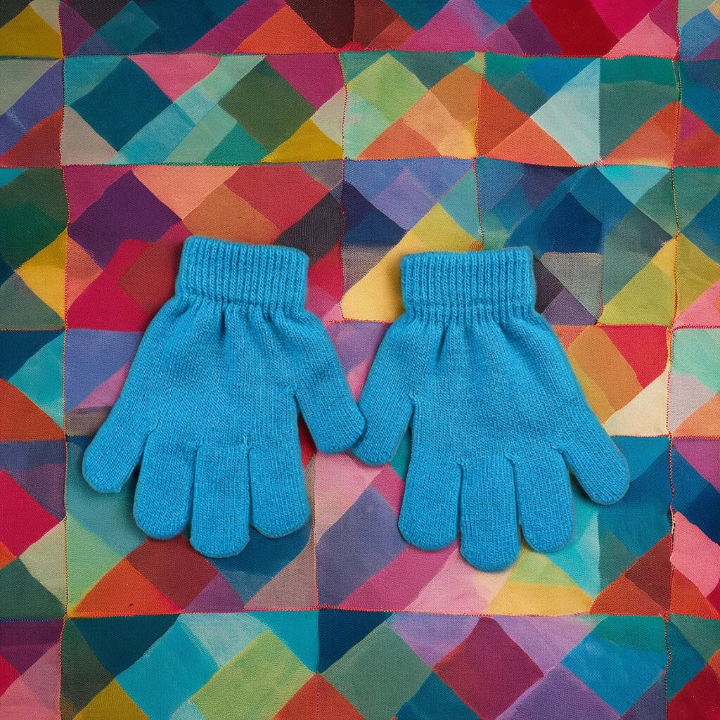 Wholesales Boys Girls Ski Cycling Travel Warm Gloves Toddler Kids Baby Winter Knitted Acrylic Gloves