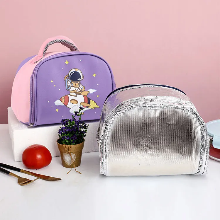 Cartoon Kids Cooler Lunch Bags Portable thermal bag for Girl Insulation bag