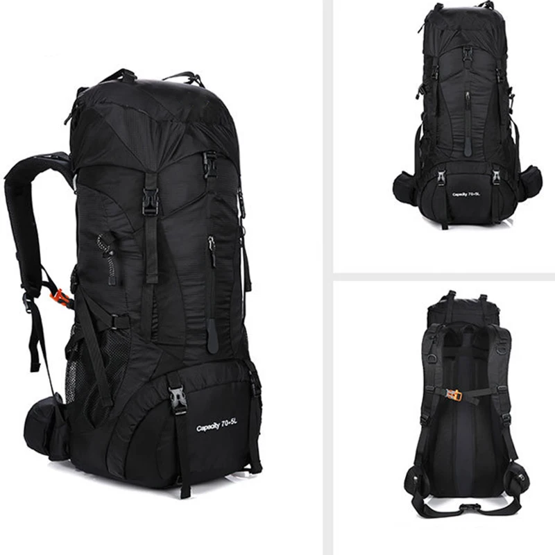 Trekking Backpack Tactical Mountaineering Backpack 75l Hiking Camouflage Custom Oxfordle Campingwaterproofleisure Waterproof