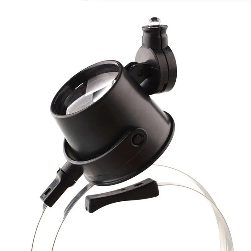 Glasses on head Pocket magnifier High multiples Monocular magnifier Mobile phone watch maintenance