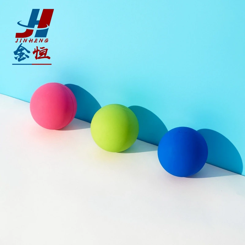 JInheng Hot selling custom logo multi size toy rubber ball/silicone ball/solid ball