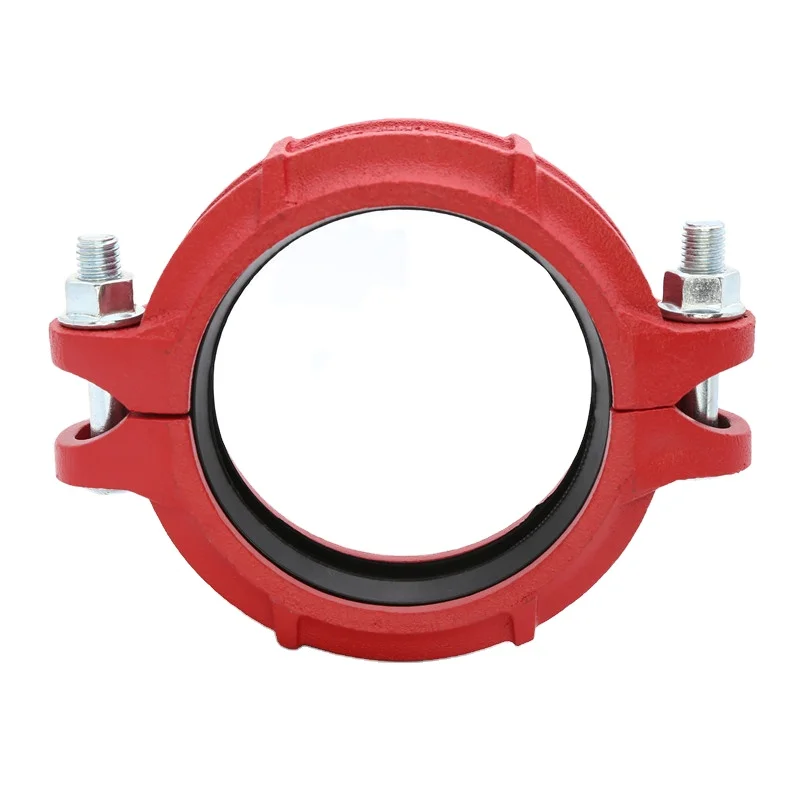 FM UL Approved fire fighting pipe fittings grooved couplings for building projects
